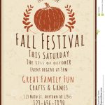 003 Fall Festival Flyers Templates Flyer Template Simple Retro Hand   Free Printable Fall Festival Flyer Templates