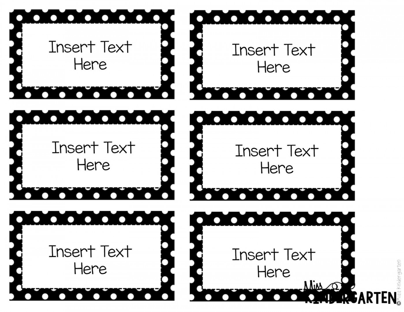 How To Make Pretty Labels In Microsoft Word + Free Printable Free