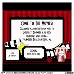 006 Hollywood Themed Invitations Free Templates Template Stunning   Free Printable Movie Themed Invitations