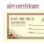 008 Template Ideas Free Printable Gift Certificate Christmas Word Or   Free Printable Gift Vouchers Uk