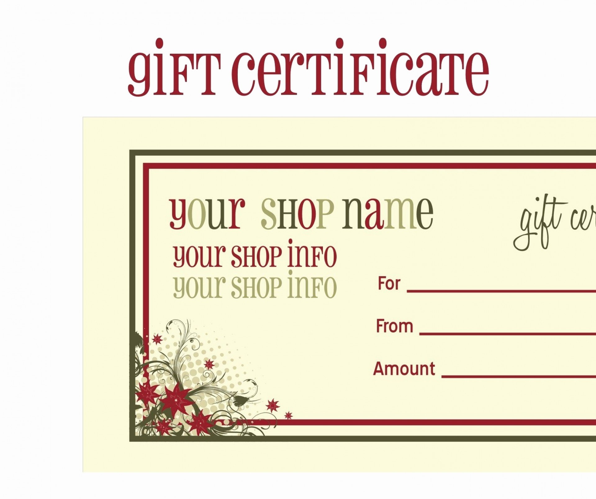 free printable gift vouchers uk free printable