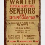 017 Template Ideas Free Wanted Poster Printable Western Party   Free Printable Wanted Poster Invitations