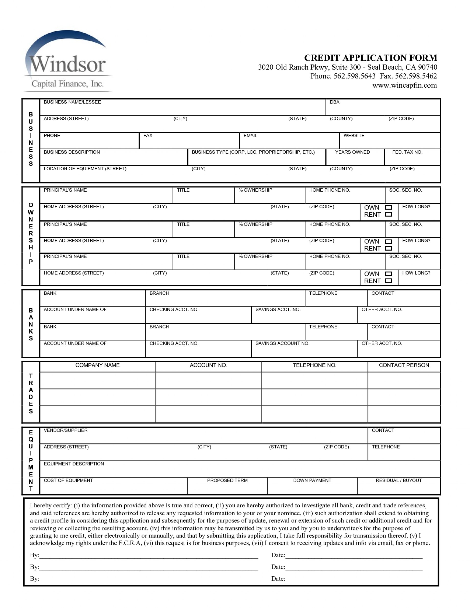 Free Printable Business Forms - Free Printable