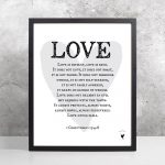 1 Corinthians 13:4 8 [Printable] | Love Is Patient, Love Is Kind   Love Is Patient Love Is Kind Free Printable