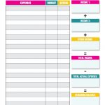 10 Budget Templates That Will Help You Stop Stressing About Money   Free Online Printable Budget Worksheet
