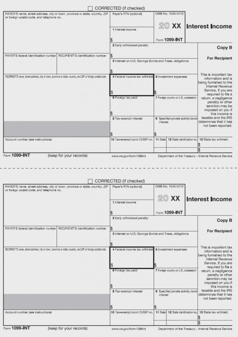 11 Common Misconceptions About Irs Form 11 | Form Information - Free Printable 1099 Misc Forms