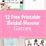 12 Free Printable Bridal Shower Games | Party Time | Free Bridal   Free Bridal Shower Printable Decorations