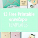 13 Free Printable Envelope Templates | Printables | Templates   Free Printable Greeting Card Envelope Template