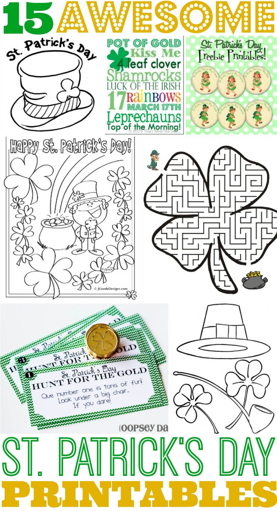 15 Awesome St. Patrick&amp;#039;s Day Free Printables For Kids - Free Printable St Patrick&amp;#039;s Day Mazes