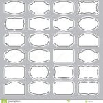 15 Blank Label Vector Images   Free Printable Blank Labels, Blank   Fancy Labels Printable Free