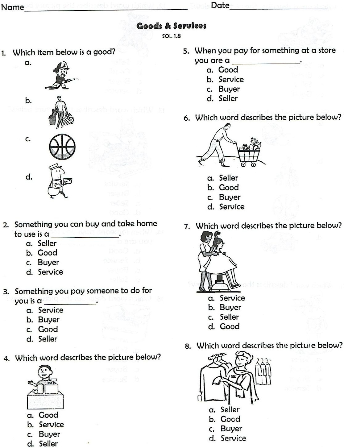 social studies worksheets 1st grade