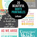 20 Gorgeous Printable Quotes | Free Inspirational Quote Prints   Free Printable Quote Stencils