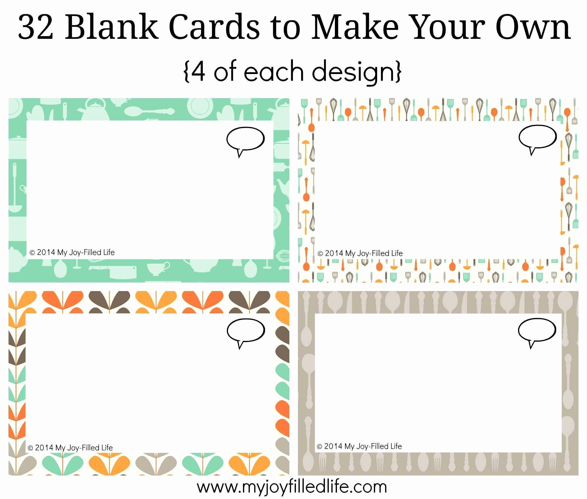 Design Your Own Card Free Printable Free Templates Printable
