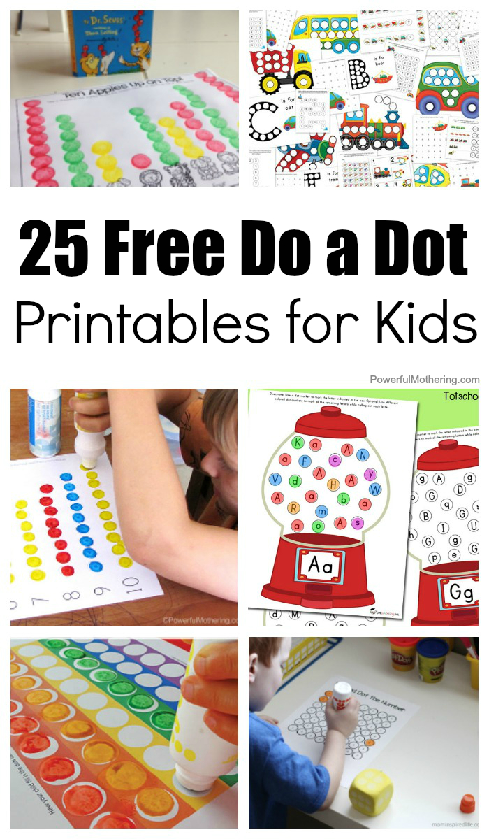 25 Free Do A Dot Printables For Kids To Play And Learn With - Free Printable Dot To Dot Easy