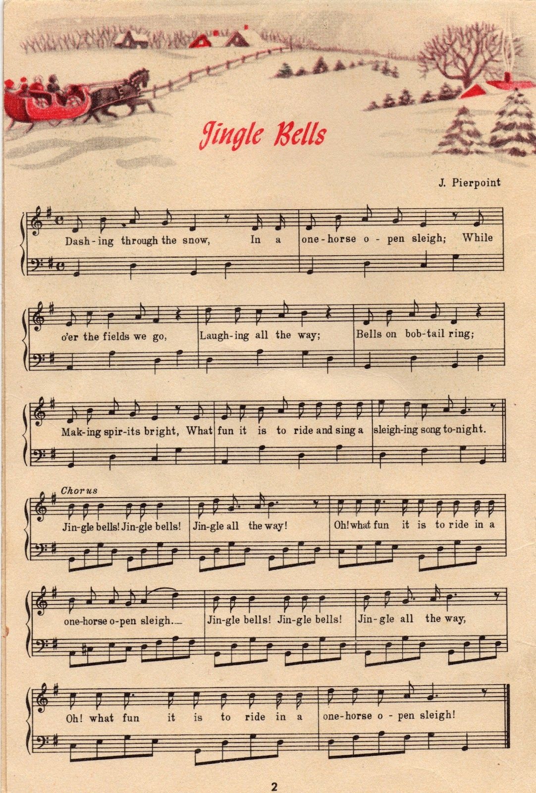 25+ Free Printable Vintage Christmas Sheet Music | Christmas Ideas - Christmas Carols Sheet Music Free Printable
