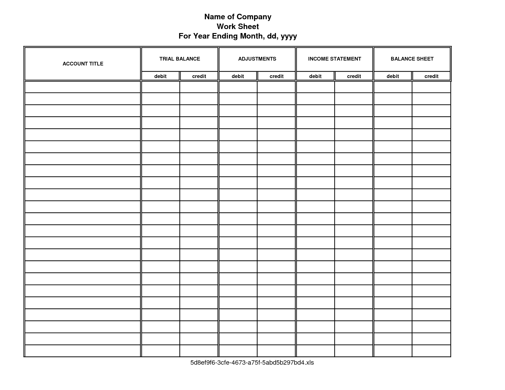 free tenant ledger template