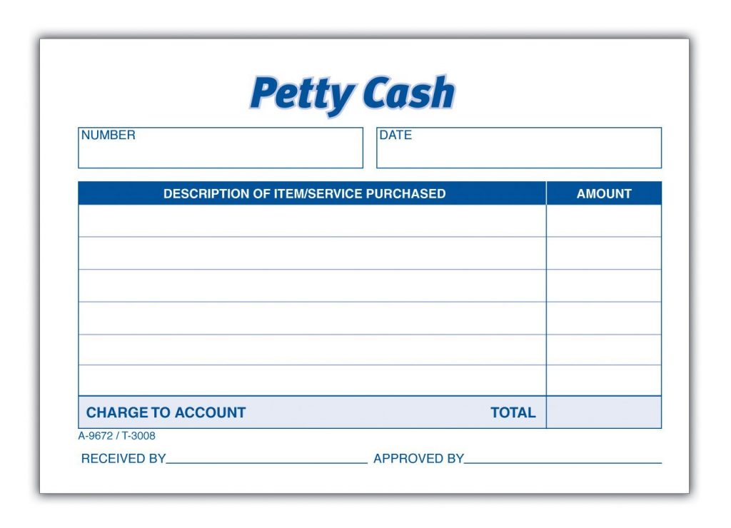 Petty Cash Voucher Template Excel