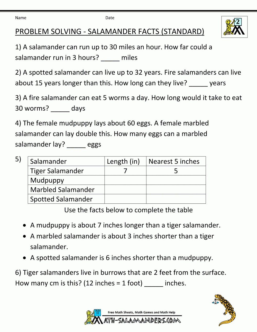 Free Printable Word Problems 2Nd Grade | Free Printable