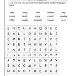 2Nd Grade Word Search   Best Coloring Pages For Kids   2Nd Grade Word Search Free Printable