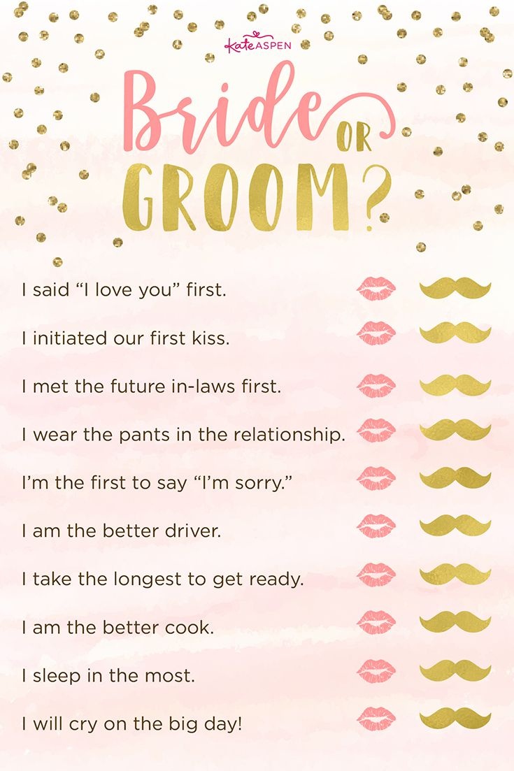3 Bridal Shower Games + Free Printables | Free Printables + - How Well Does The Bride Know The Groom Free Printable
