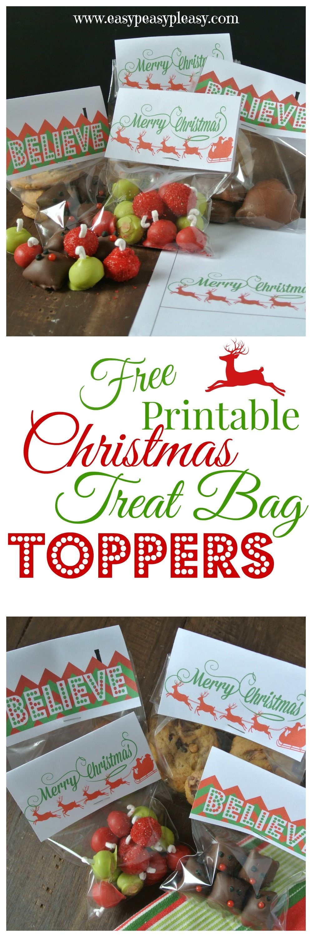 3 Free Printable Christmas Treat Bag Toppers | Easy Peasy Pleasy - Free Printable Christmas Bag Toppers