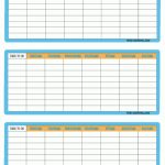 3 Up Printable Weekly Chore Charts   Free Printable Downloads From   Free Printable To Do Charts
