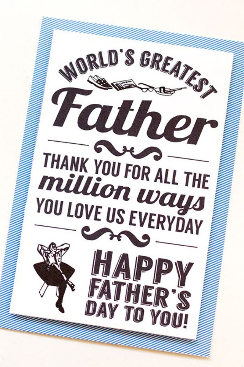 30 Free Printable Father&amp;#039;s Day Cards - Cute Online Father&amp;#039;s Day - Free Happy Fathers Day Cards Printable