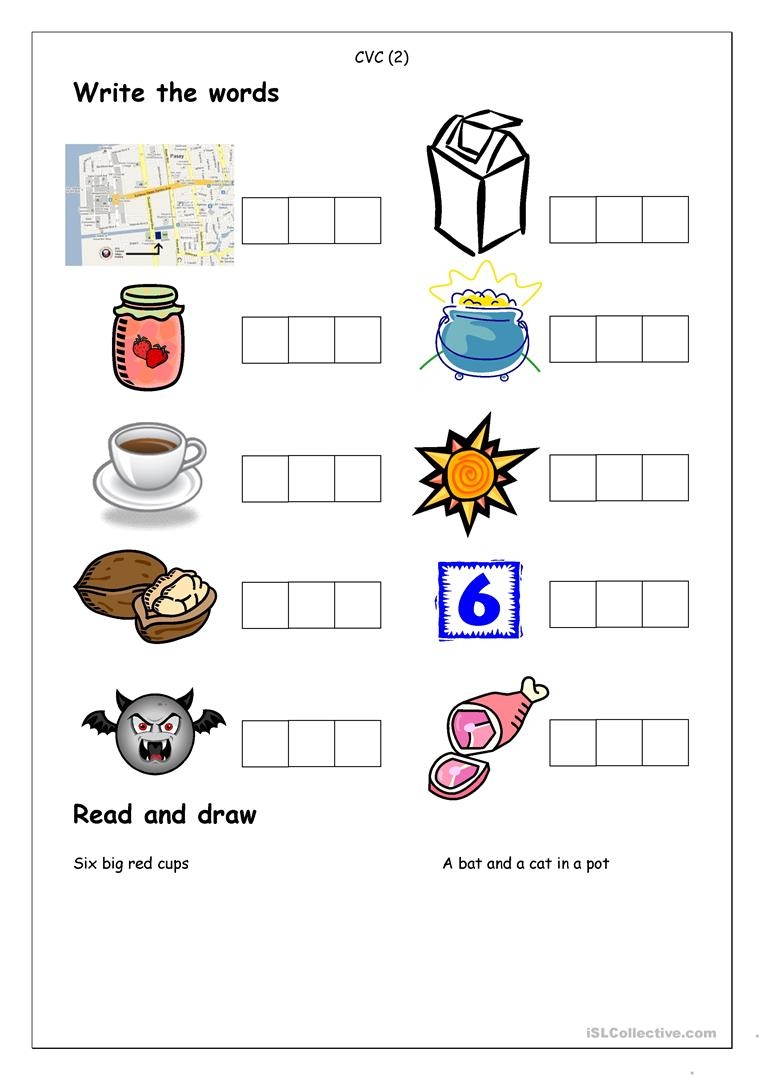 32 Free Esl Cvc Worksheets - Free Printable Cvc Worksheets | Free Printable