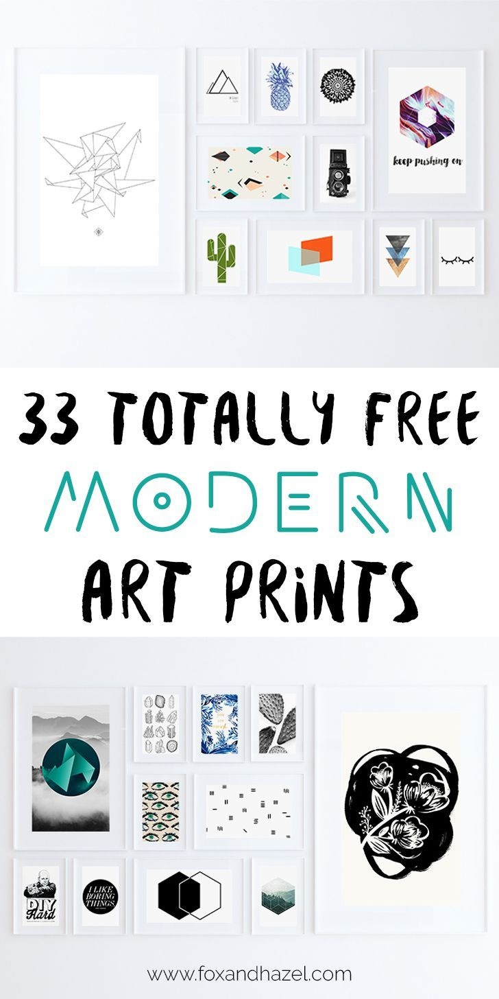 33 Totally Free Modern Art Printables For Your Home | *all Things - Free Printable Artwork For Home
