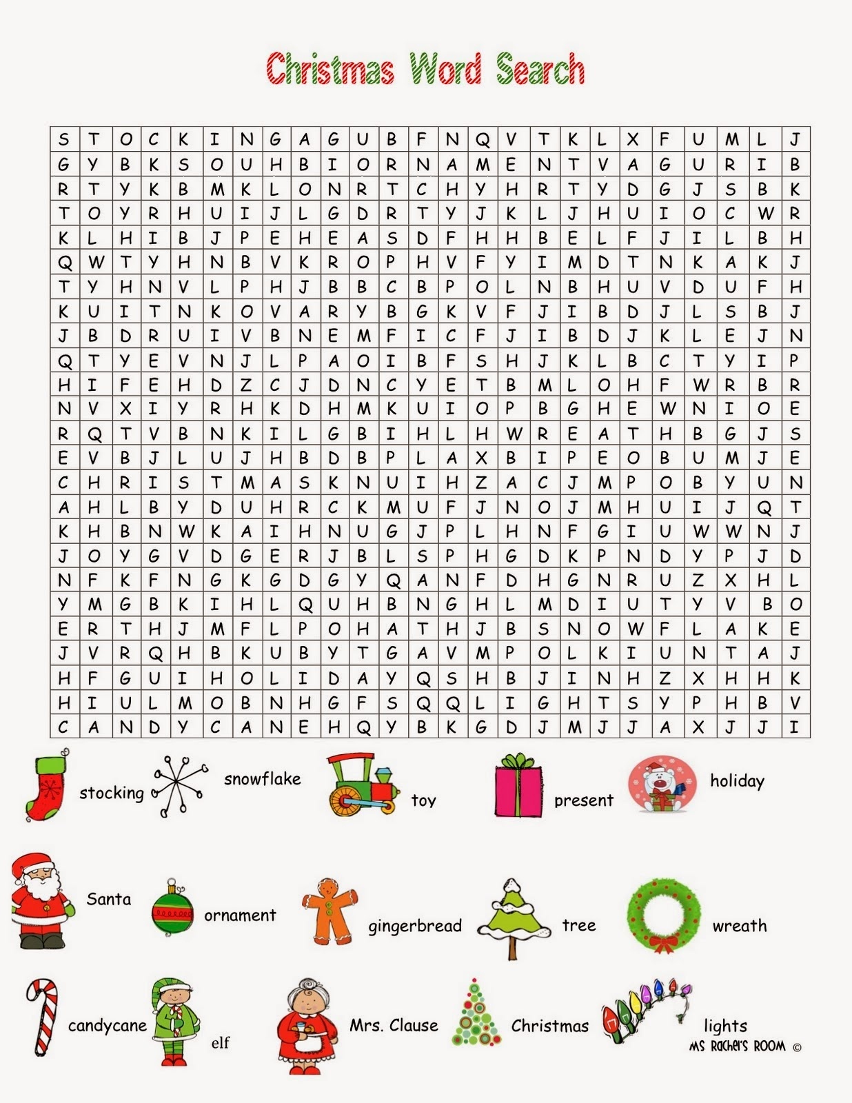 36 Printable Christmas Word Search Puzzles | Kittybabylove - Free Online Printable Word Search