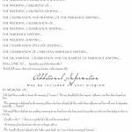 37 Printable Wedding Program Examples & Templates ᐅ Template Lab   Free Printable Wedding Party List