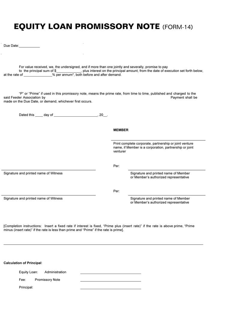 38+ Free Promissory Note Templates &amp;amp; Forms (Word | Pdf) - Free Printable Promissory Note Contract