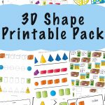 3D Shape Worksheets   Fun With Mama   3D Shape Bingo Free Printable