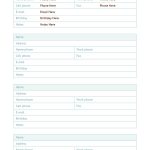 40 Phone & Email Contact List Templates [Word, Excel] ᐅ Template Lab   Free Printable Phone List Template