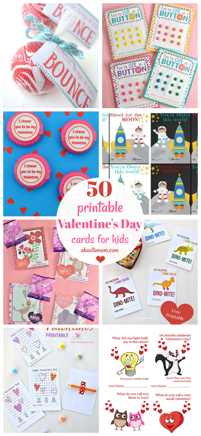 50 Free Printable Valentine&amp;#039;s Day Cards - Free Printable Valentines Day Cards Kids