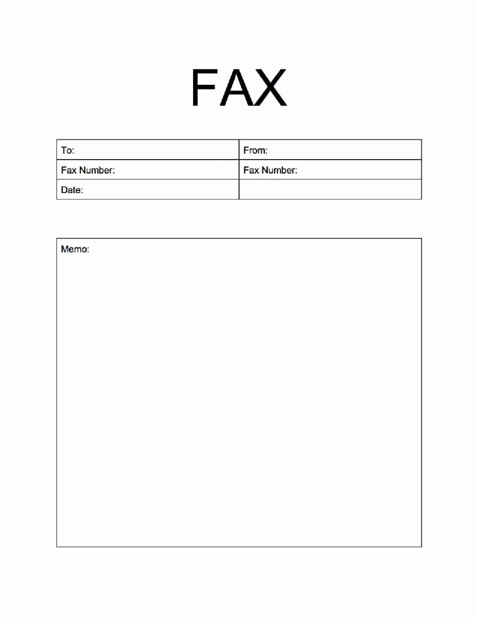 Free Printable Cover Letter For Fax - Free Printable