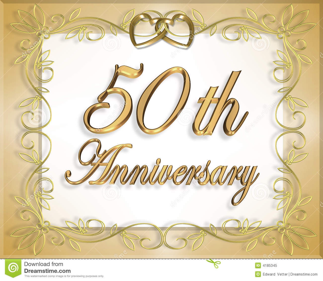 Printable 50Th Wedding Anniversary Invitations