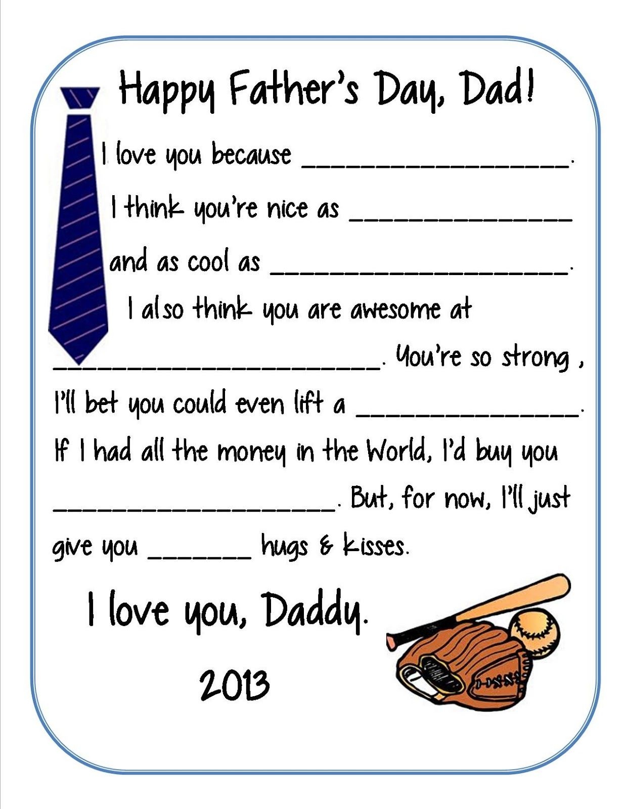 6 Easy Diy Father's Day Gift Ideas | I ❤ Dad Crafts | Father's Day - Free Printable Fathers Day Cards For Preschoolers