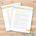 67 Free Printable Baby Shower Games   Free Printable Baby Shower Games For Twins