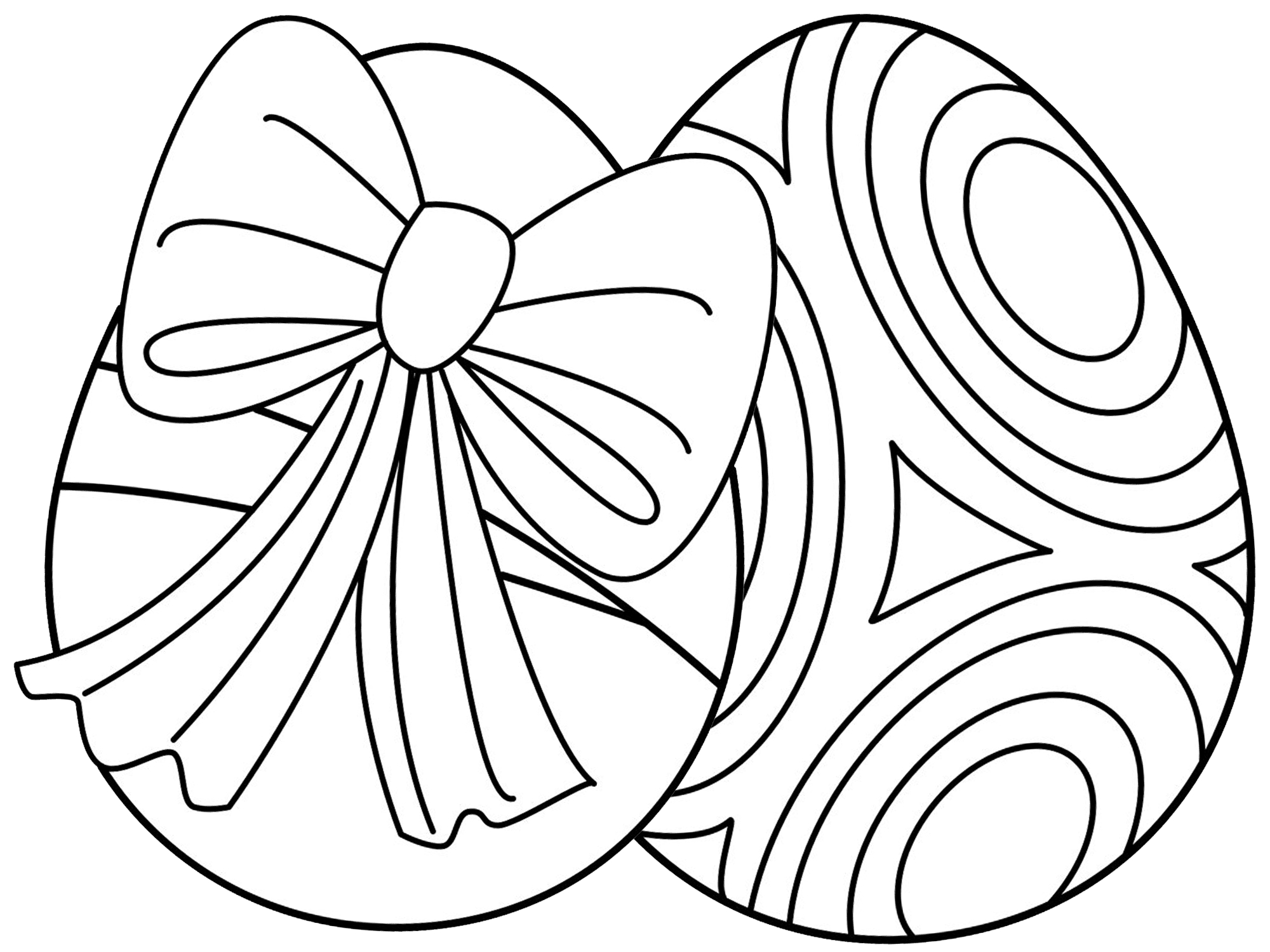 7 Places For Free, Printable Easter Egg Coloring Pages - Free Printable Easter Stuff