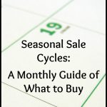 A Free Printable Guide To Seasonal Sale Cycles | Money, Money, Money   Free Printable Coupons Without Downloads