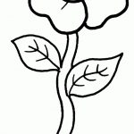 A Single Flower   Free Printable Coloring Pages  For When They Want   Free Printable Flower Coloring Pages