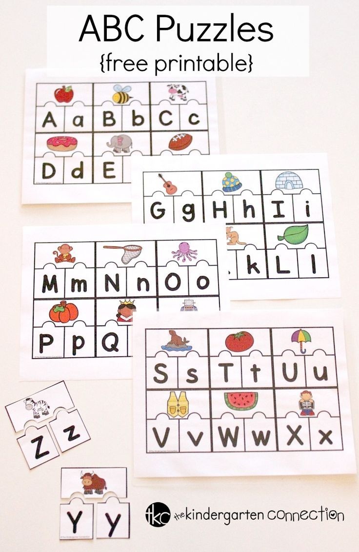 Craftionary - Free Printable Alphabet Puzzles | Free Printable