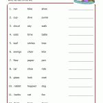 Action Verb Worksheet | Ela | Verb Worksheets, Kindergarten   Free Printable Verb Worksheets
