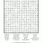 Activity Idea: Distract Yourself With Puzzles! These Are Free, Easy   Free Printable Word Search Puzzles