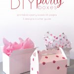 Adorable Diy Party Boxes   Free Printables | Gift Wrapping Ideas   Free Printable Gift Boxes
