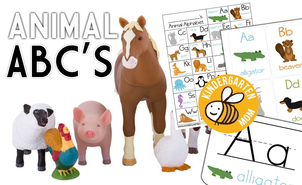 Alphabet Animals - Kindergarten Mom - Free Printable Animal Alphabet Letters