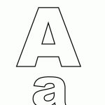 Alphabet Letter A Coloring Page   A Free English Coloring Printable   Free Printable Alphabet Letters To Color