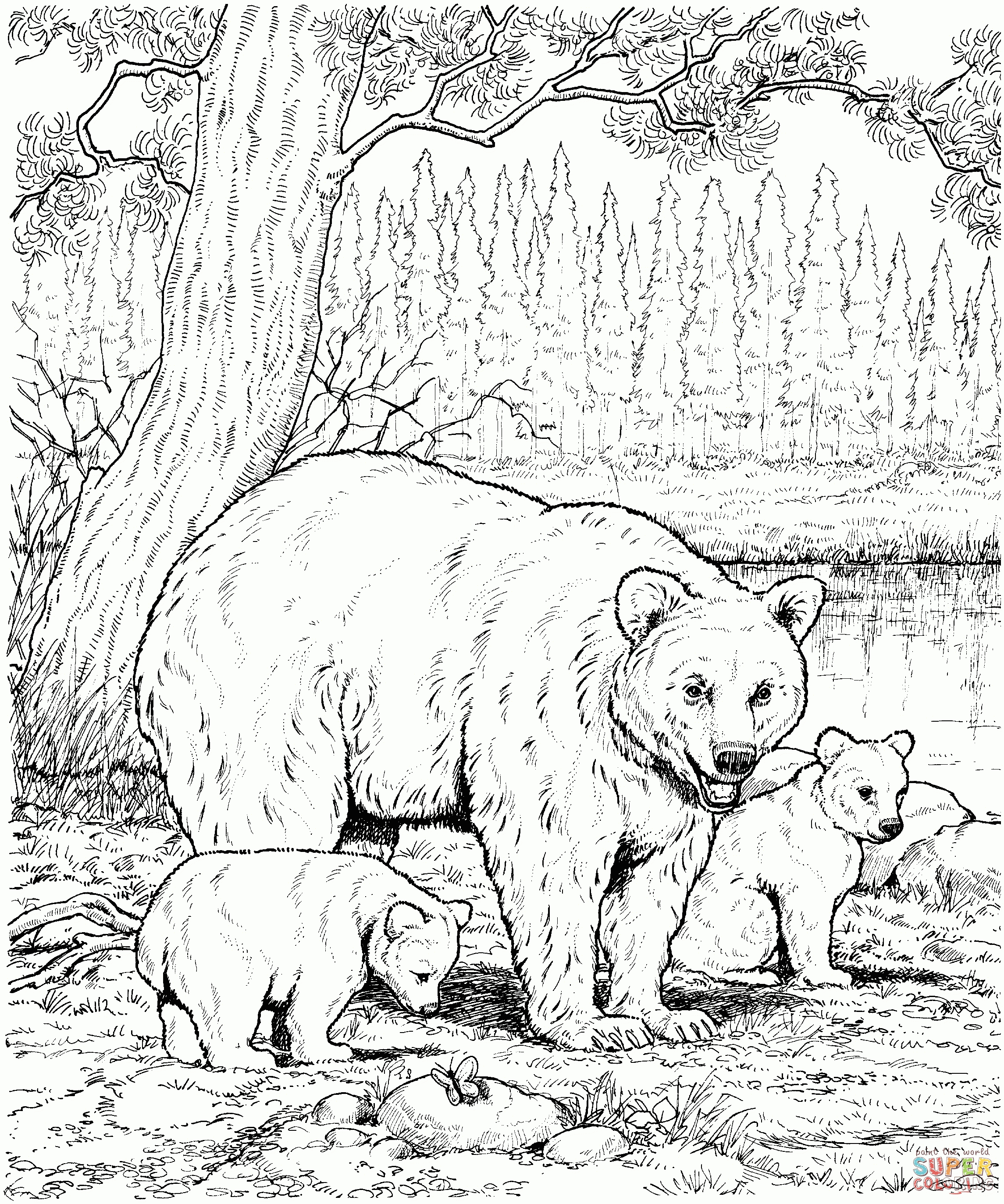 Animal Coloring Pages For Kids - Baby Animals Coloring Pages Free - Free Printable Pictures Of Baby Animals