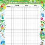 Attendance Chart | Children's Church | Attendance Chart, Sunday   Sunday School Attendance Chart Free Printable